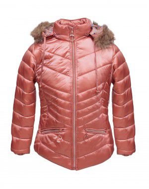Girls Jacket Cyan Quilted